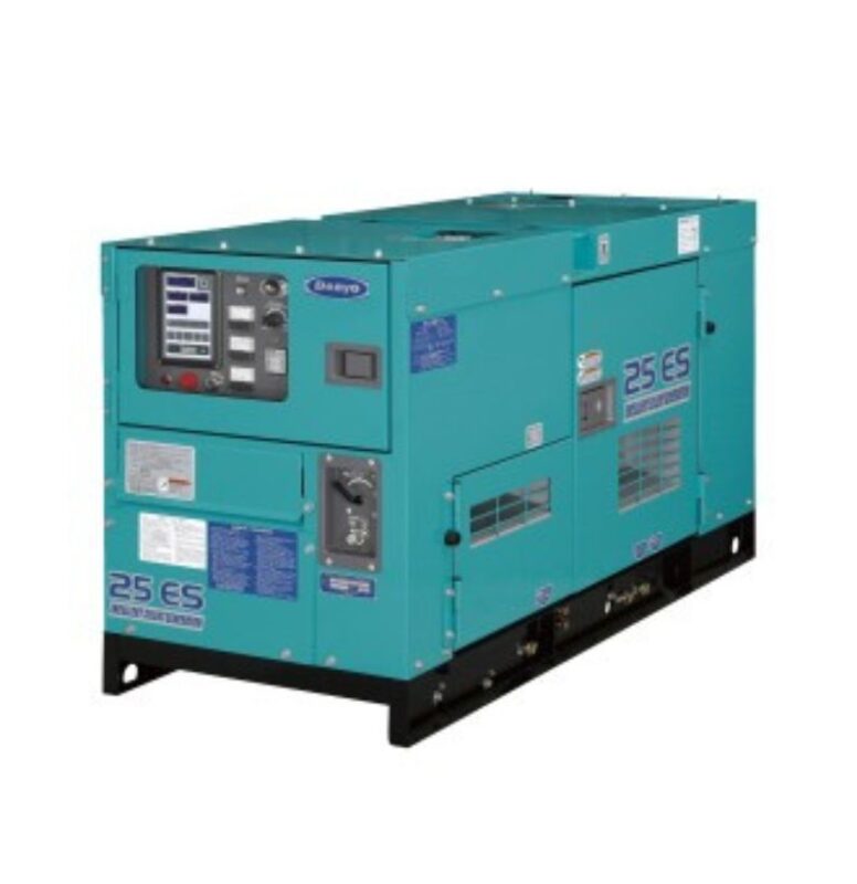 25 Kva Sound Proof Diesel Generator Denyo Dca 25esi Silver Line Rental