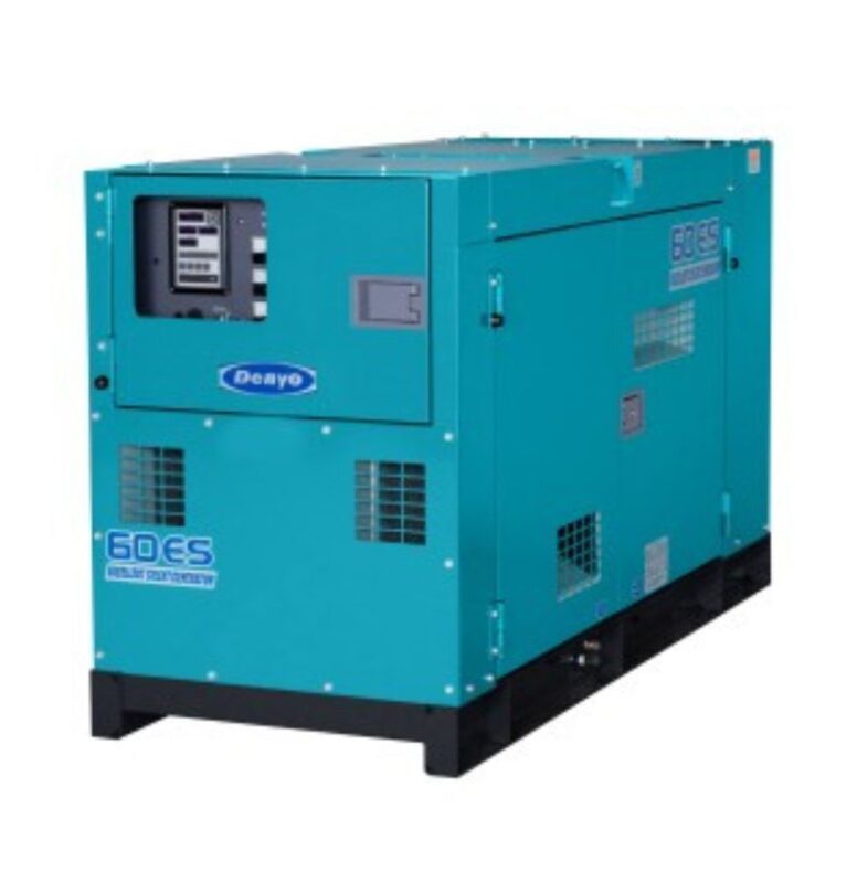 60 kva Sound Proof Diesel Generator - Denyo DCA-60ESI2 | Silver Line Rental